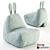 Mint Velvet Bunny Chair 3D model small image 1