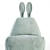 Mint Velvet Bunny Chair 3D model small image 3