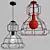 Modern Industrial Pendant Light - Lussole Loft Madison 3D model small image 2