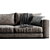 Sophisticated Desiree Ozium Sofa 3D model small image 2