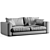 Sophisticated Desiree Ozium Sofa 3D model small image 6