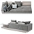 Elegant Minotti Connery Sofa: Maximize Your Comfort 3D model small image 2