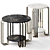 Sleek Jazz Coffee Tables 3D model small image 1