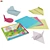 Creative Origami Set: Colorful Paper & 4 Figurines 3D model small image 1