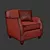  Stylish Club Chair: V-Ray, 36,844 Polys | MAX 2016 3D model small image 4