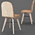 Napoli Modern Dining Chair 3D model small image 2