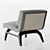 Motto Lounge Chair: Contemporary Elegance 3D model small image 2