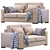Modern Orion Sofa: Sleek Design, Versatile Comfort 3D model small image 2