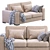 Modern Orion Sofa: Sleek Design, Versatile Comfort 3D model small image 3