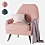 Sandy iModern Armchair: Stylish Comfort 3D model small image 7