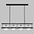 Mid-Century Modern Biba Chandelier 3D model small image 2