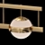 Mid-Century Modern Biba Chandelier 3D model small image 3