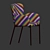 Modern K445 Dining Chair 3D model small image 5