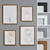 Modern Abstract Picture Frame Set 3D model small image 1