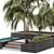 Backyard Oasis: Bush, Tree & Pool Set 3D model small image 3