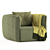 ErgoSeat: Stylish and Comfortable 3D model small image 1