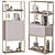 Garda Decor Space Shelving Unit 3D model small image 1