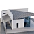 Modern Lakeview House 1300 3D model small image 4