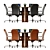 Modern Office Furniture Set 3D model small image 9