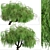 Lush Weeping Willow Trees (Set of 2) 3D model small image 3