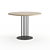 Sleek Airy Pipe Table 3D model small image 2