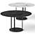 Elegant Twirl Dining Tables 3D model small image 1