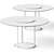 Elegant Twirl Dining Tables 3D model small image 2