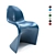 Panton Chair: Modern & Versatile 3D model small image 1