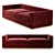 Luxury Manhattan Velvet Sofa 3D model small image 1