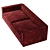 Luxury Manhattan Velvet Sofa 3D model small image 5