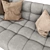 Velvet Delano Sofa: Luxurious Comfort 3D model small image 7