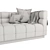 Velvet Delano Sofa: Luxurious Comfort 3D model small image 11