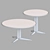 Modern Round Table with Sleek Design 3D model small image 2