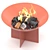 Outdoor Braziers Umlo and Obole 3D model small image 2