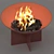Outdoor Braziers Umlo and Obole 3D model small image 4