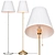 Elegant Floor Lamps: Myrhult & Kryssmast by Ikea 3D model small image 1