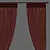 Elegant Window Curtain 893 3D model small image 3