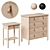 Scandinavian Charm: BJÖRKSNÄS Cabinet & Chest 3D model small image 1