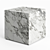 Marble Plinth Side Tables: Stunning and Versatile 3D model small image 3