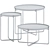 Elegant Habibi Side Tables 3D model small image 2