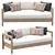 ARCA Outdoor Sofa: Stylish and Durable 3D model small image 1