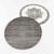 Modern Round Rugs Collection 3D model small image 3