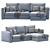 Sleek Finnala Ikea Sofa 3D model small image 6