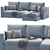 Sleek Finnala Ikea Sofa 3D model small image 7