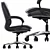 ErgoFlex Office Chair 3D model small image 3