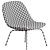 Elegant Eyes Lounge Chair: The Perfect Addition to Your Space 3D model small image 4