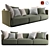 Flexform Eddy: Outdoor Elegance 3D model small image 1