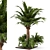 Outdoor Garden Set: Bush & Tree 3D model small image 1