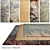 Luxury Carpets by DOVLET HOUSE (Set of 5) 3D model small image 1