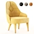 Elegant Emma Chair: Stylish Design & Unparalleled Comfort 3D model small image 1